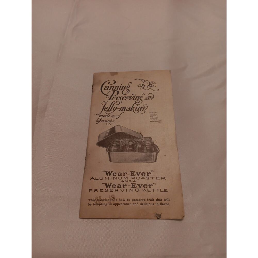 1920's Era Wear Ever Aluminum Cook Ware Advertising Recipe Book